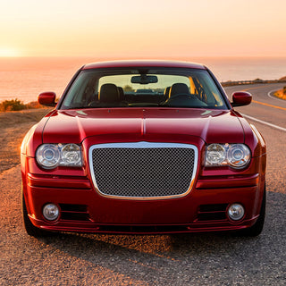 Spec D Projector Halo Headlights (Chrome w/ OUT Bulb): Chrysler 300 2005 - 2010