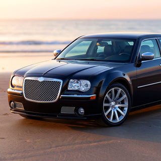 Spec D Projector Halo Headlights (Chrome w/ OUT Bulb): Chrysler 300 2005 - 2010