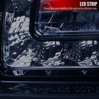 Spec D Projector Halo Headlights (Smoke): Chrysler 300C 2005 - 2010