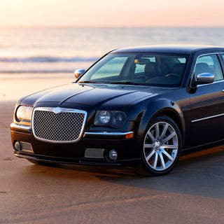 Spec D Projector Halo Headlights (Black w/ OUT Bulb): Chrysler 300 2005 - 2010