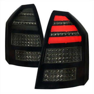 Spec D LED Tail Lights (Dark Smoke): Chrysler 300C 2005 - 2007