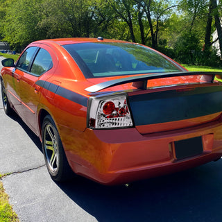 Spec D Altezza Tail Lights (Chrome): Dodge Charger 2006 - 2008