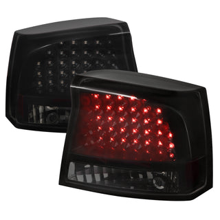 Spec D LED Tail Lights (Dark Smoke): Dodge Charger 2006 - 2010