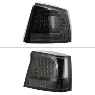 Spec D LED Tail Lights (Smoke): Dodge Charger 2006 - 2010