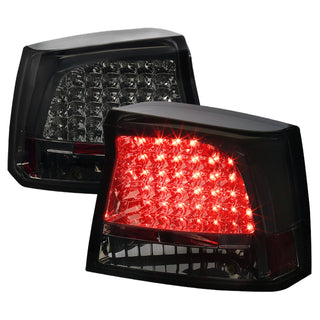Spec D LED Tail Lights (Smoke): Dodge Charger 2006 - 2010