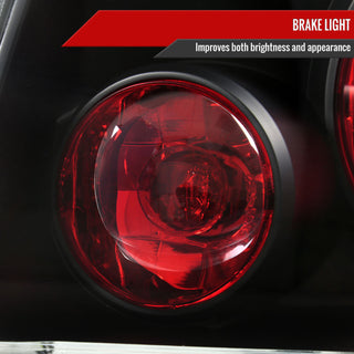 Spec D Altezza Tail Lights (Black): Dodge Charger 2006 - 2010