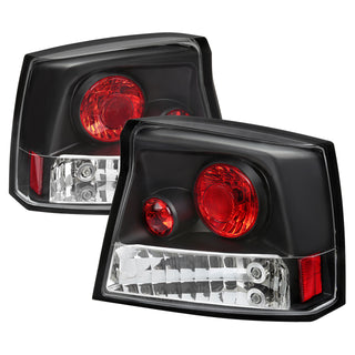 Spec D Altezza Tail Lights (Black): Dodge Charger 2006 - 2010