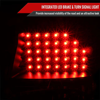 Spec D LED Tail Lights (Black): Dodge Charger 2006 - 2010