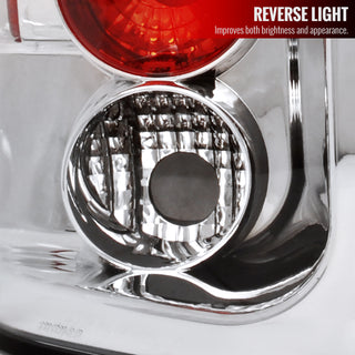 Spec D Altezza Tail Lights (Chrome): Jeep Grand Cherokee 2005 - 2006