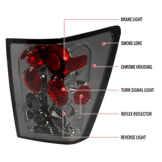 Spec D Altezza Tail Lights (Smoke): Jeep Grand Cherokee 2005 - 2006