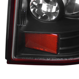 Spec D Altezza Tail Lights (Red w/ Black Bottom): Dodge Magnum 2005 - 2008