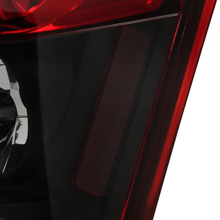 Spec D Altezza Tail Lights (Red w/ Black Bottom): Dodge Magnum 2005 - 2008