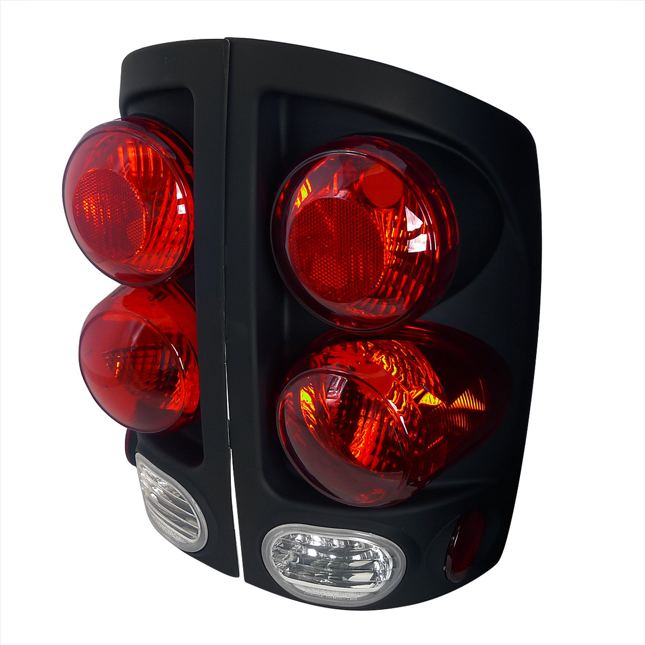 Spec D Euro 3D Tail Lights(Black): Dodge Ram 2002 - 2006