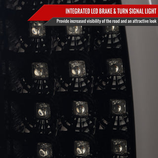 Spec D LED Tail Lights (Dark Smoke, G2): Dodge Ram 2007 - 2009