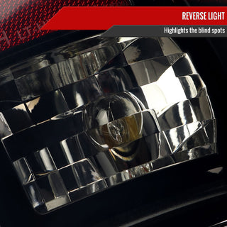 Spec D LED Tail Lights (Dark Smoke, G2): Dodge Ram 2007 - 2009