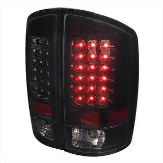 Spec D LED Tail Lights (Dark Smoke): Dodge Ram 2007 - 2009