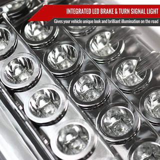 Spec D LED Tail Lights (Chrome): Dodge Ram 2007 - 2009