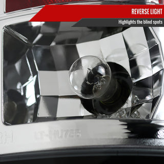Spec D LED Tail Lights (Chrome): Dodge Ram 2007 - 2009