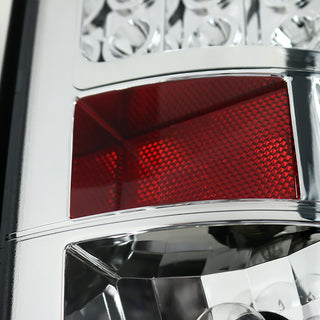 Spec D LED Tail Lights (Chrome): Dodge Ram 2007 - 2009