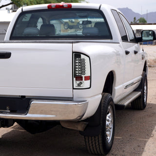 Spec D LED Tail Lights (Chrome): Dodge Ram 2007 - 2009