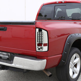 Spec D LED Tail Lights (Chrome): Dodge Ram 2007 - 2009