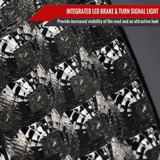 Spec D LED Tail Lights (Smoke, G2): Dodge Ram 2007 - 2009