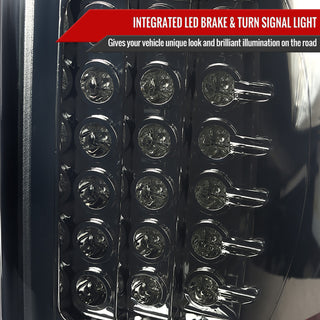 Spec D LED Tail Lights (Smoke): Dodge Ram 2007 - 2009