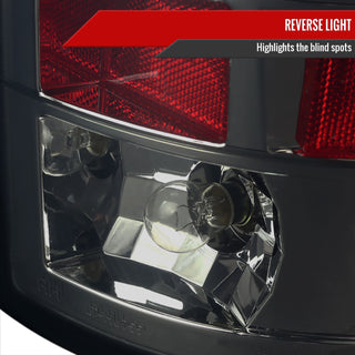 Spec D LED Tail Lights (Smoke): Dodge Ram 2007 - 2009
