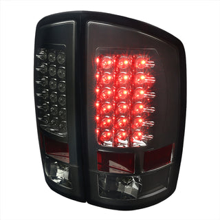 Spec D LED Tail Lights (Smoke): Dodge Ram 2007 - 2009