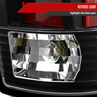 Spec D LED Tail Lights (Black): Dodge Ram 2007 - 2009
