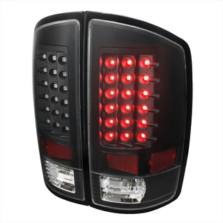 Spec D LED Tail Lights (Black): Dodge Ram 2007 - 2009