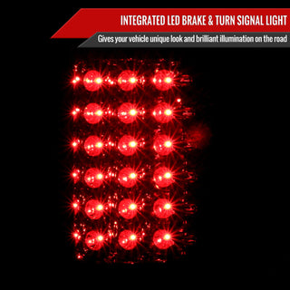 Spec D LED Tail Lights (Red): Dodge Ram 2007 - 2009