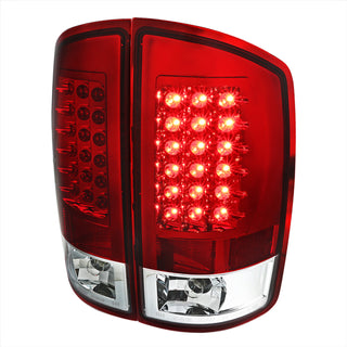 Spec D LED Tail Lights (Red): Dodge Ram 2007 - 2009