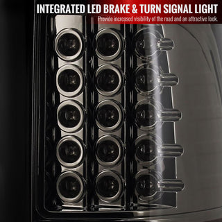 Spec D LED Tail Lights (Smoke): Dodge Ram 2009 - 2018