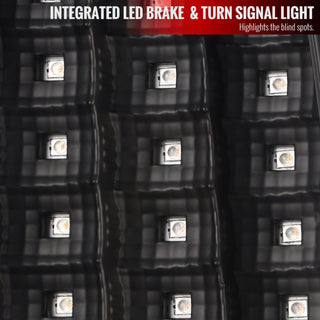 Spec D LED Tail Lights (Black w/ White LED Bar): Dodge Ram 2009 - 2018