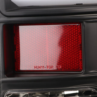 Spec D LED Tail Lights (Black w/ White LED Bar): Dodge Ram 2009 - 2018