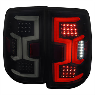 Spec D LED Tail Lights (Dark Smoke w/ Sequential Turn Signal): Ram 2500 & 3500 2019 - 2024