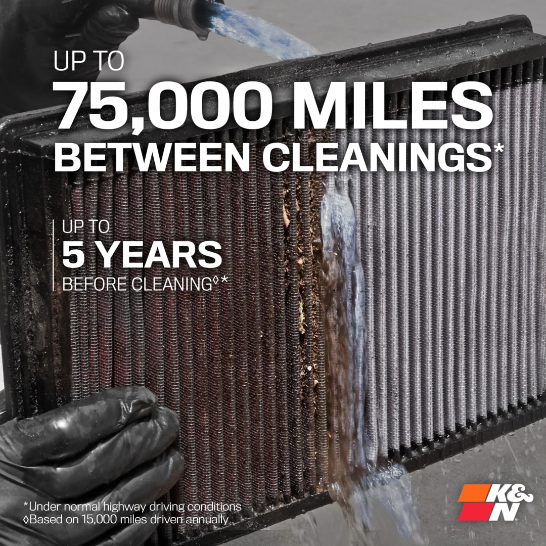 K&N Drop-In Air Filter: 1500, Wagoneer & Grand Wagoneer 3.0L 2022-2025