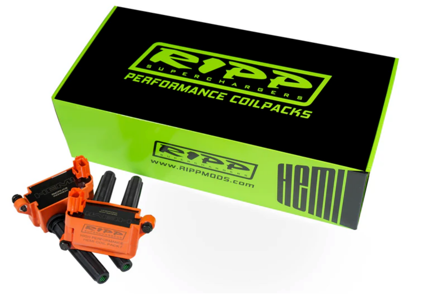 Ripp HEMI High Performance Coil Packs: Chrysler / Dodge / Jeep / Ram 5.7L Hemi, 6.1L SRT8, 6.4L 392 & 6.2L Hellcat 2005 - 2025