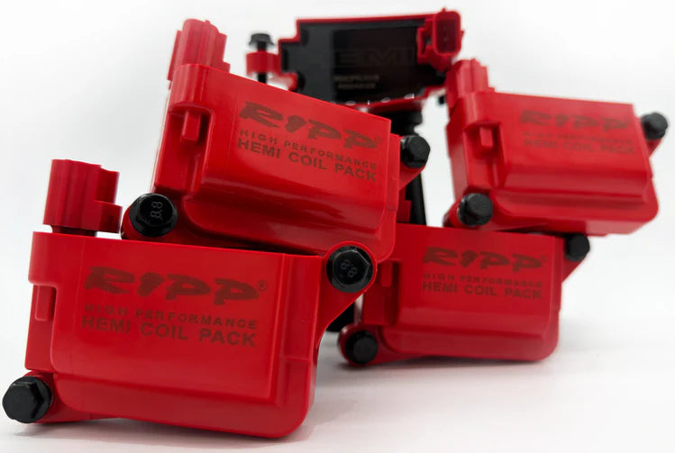 Ripp HEMI High Performance Coil Packs: Chrysler / Dodge / Jeep / Ram 5.7L Hemi, 6.1L SRT8, 6.4L 392 & 6.2L Hellcat 2005 - 2025