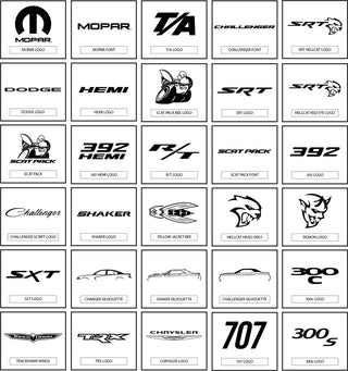 American Brother Designs Hellcat Supercharger Badge: Dodge Challenger & Charger 2015 - 2023