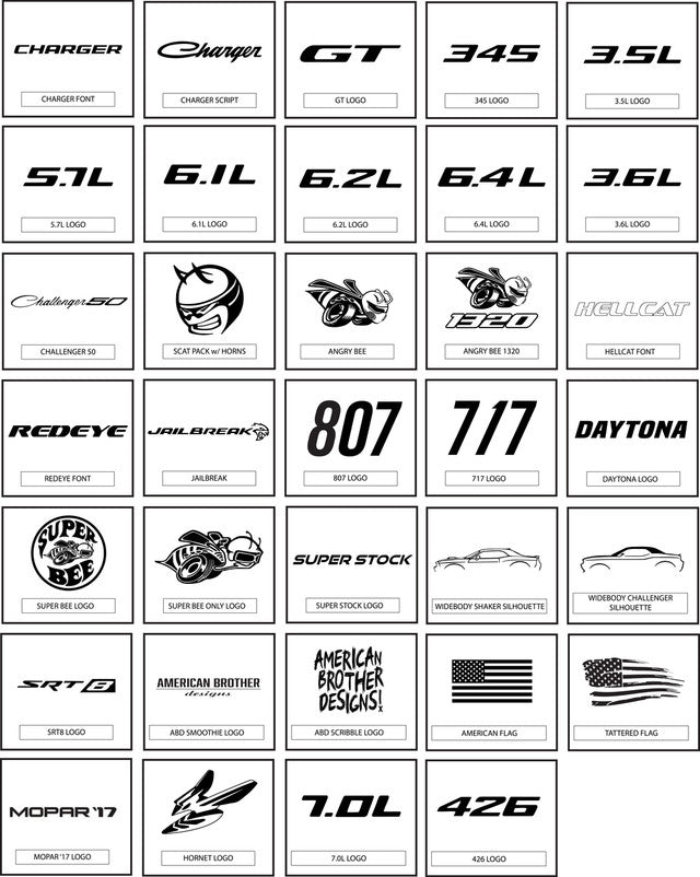 American Brother Designs Manual Shift Knob: Dodge Challenger 2015 - 2023