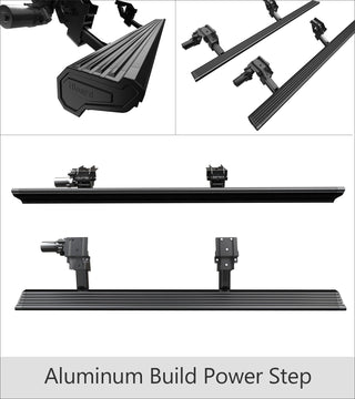 APS W Series Electric Running Boards (Pair): Jeep Wrangler JK 4-Door 2012 - 2018