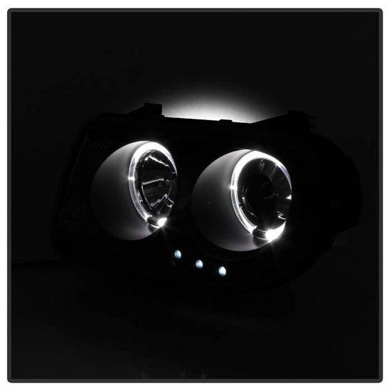 Spyder LED Dual Halo Projector Headlights (Black): Chrysler 300C 2005 - 2010