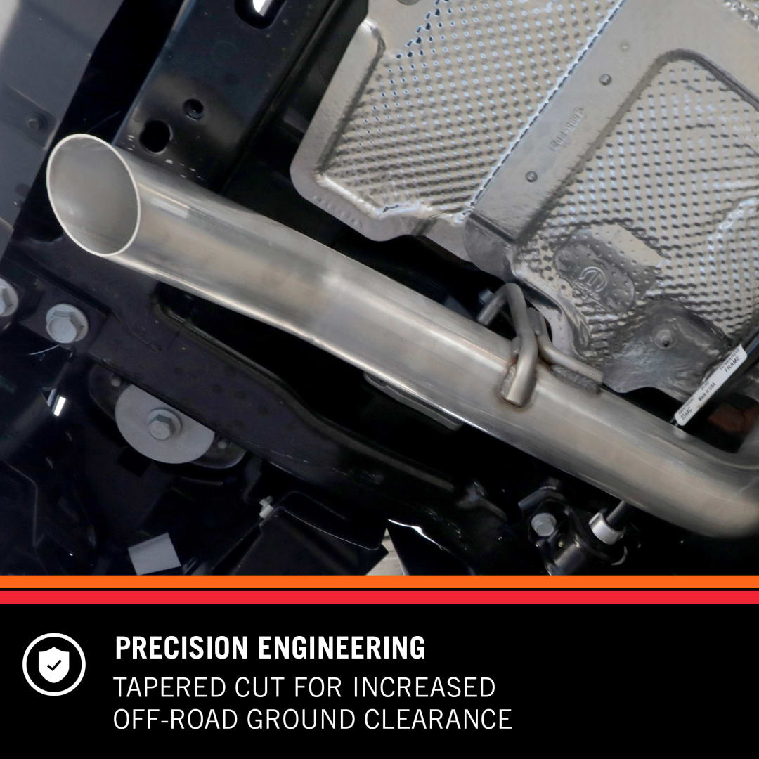 K&N Muffler Delete: Jeep Wrangler 3.6L V6 & 2.0L Turbo 2018 - 2025