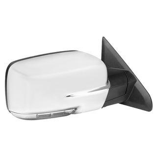 Spec D Passenger Mirror w/ Turn Signal Light & Puddle Light (Manual-Fold, Chrome): Ram 2013 - 2018