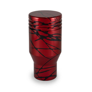Billetworkz Automatic Shifter - Red w/ Black Splash - Fits Dodge Challenger / Charger (2015-2023)