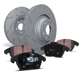 EBC S2 Brake Pads & Rotors Kit (FRONT): Ram 2500 & 3500 2019 - 2025