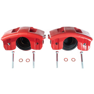 PowerStop Red Calipers (FRONT): Jeep Grand Cherokee 93-98, Jeep Wrangler 97-06 4.0L/2.5L w/o Brackets