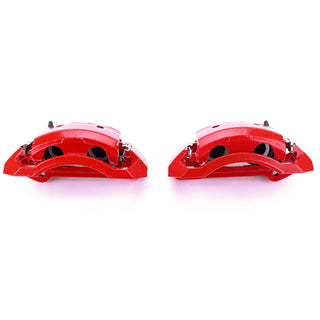 PowerStop Red Calipers (FRONT): Dodge Ram 2500 / Ram 3500 00-02 8.0L/5.9L Diesel/5.7L w/ Brackets